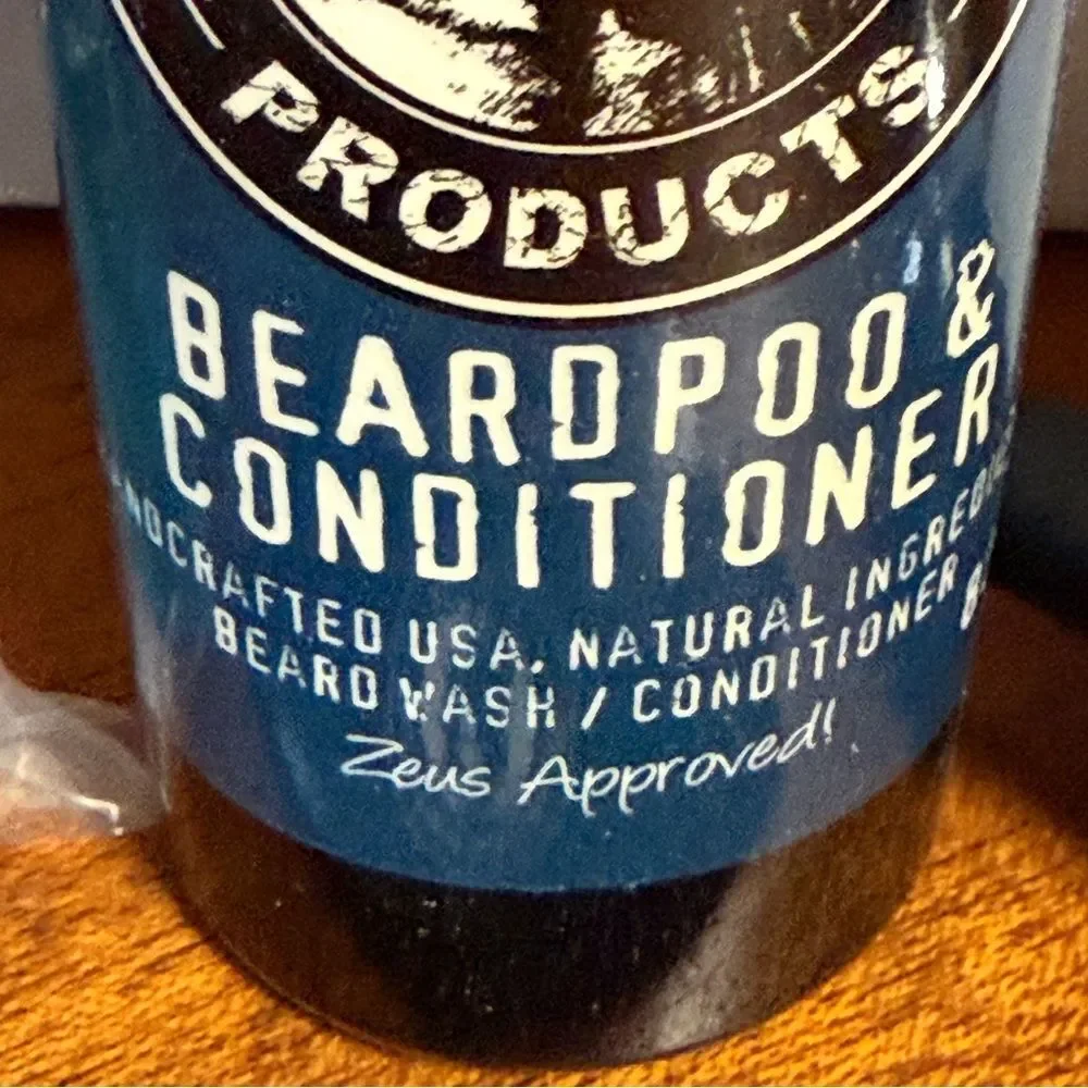 NIB MAGNANIMOUS Beardpoo & Conditioner Beard Oil and TROPICAL TEAKWOOD Soap Set
